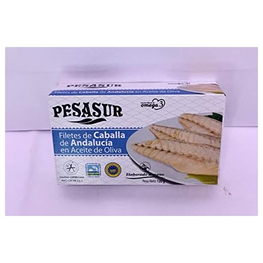 Filetes de Caballa en aceite de oliva 120 g