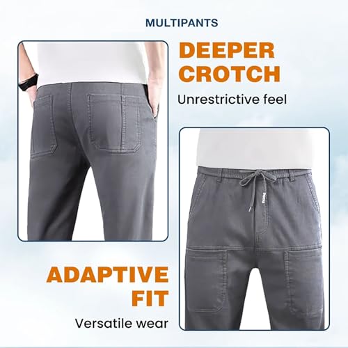 Cargo Pants, Mens Cargo Pants Multipants - High Stretch Multi-Pocket Durable Cargo Pants for Men3