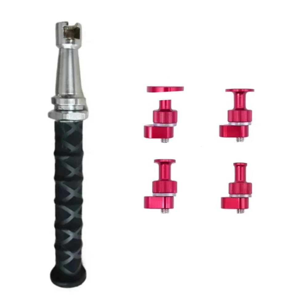 Udsknv[Ksl As Shown Car Dent Repair Sliding Hammer Tool Spring Telescopic Small Pull Hammer Mini Anti-Skating Hail Pull Hammer Tool