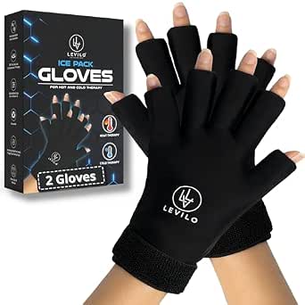 LEVILO Hand Ice Pack (Pack of 2) – Ice Gloves for Arthritis Hands