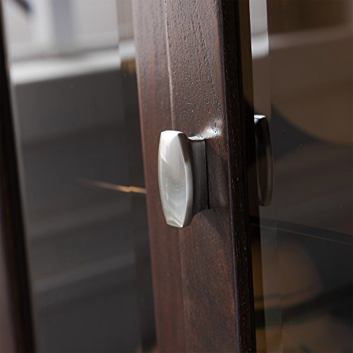 Image of Leick Home Ryan Curio Cabinet, 30 inch, Chocolate Oak