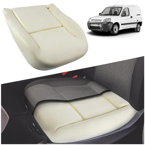 CHROMEMASTER - Compatible avec Peugeot Partner 1997-2008 | Mousse pour Le Siège Auto, Mousse de Siège pour l'assise ; Remplacez Le Siège et Profitez de Votre Nouveau Siège Auto Confortable
