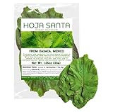 Whole Premium Dried Hierba Santa Leaves 1.05 oz (30g) (25+ Leaves Per Bag) | Hoja De Hierba Santa Entera |100% Natural | Mexican Pepper Leaf Acuyo From Mexico | For use in Mexican Dishes, Tamales, Pozole, Carne Asada, Moles.