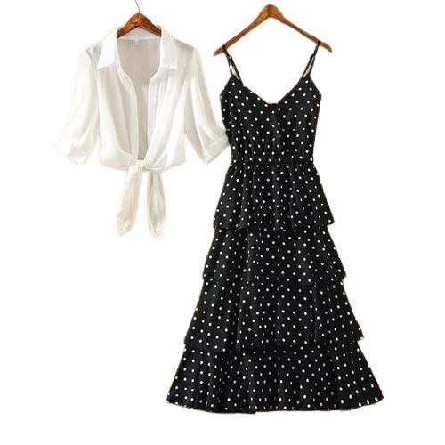 maxi dress with shrug style
