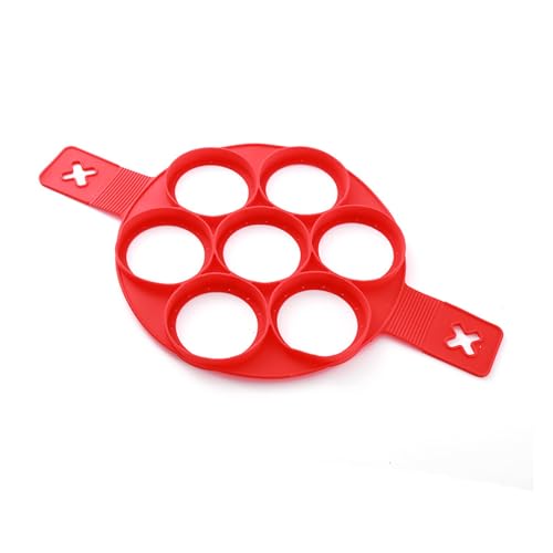 Padella Pancake,1 PCS Stampi in Silicone per Pancake Antiaderenti per Padelle e Frittelle Perfetti per Creare Uova al Formaggio Pancake e Frittate in Modo Facile e Veloce