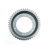 cyclingcolors pignone catena corona moto scooter ciclomotore compatibile con Peugeot 103 ruota alluminio 45 denti foro 98mm 10 buchi
