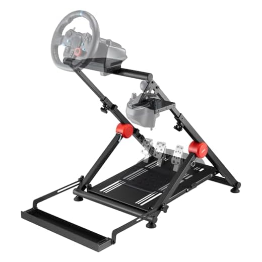 OPLITE WHEEL STAND GT PRO - Soporte universal para el volante, los platos y las bielas y la caja de cambios compatible con todos los productos Logitech, Thrustmaster y Fanatec.