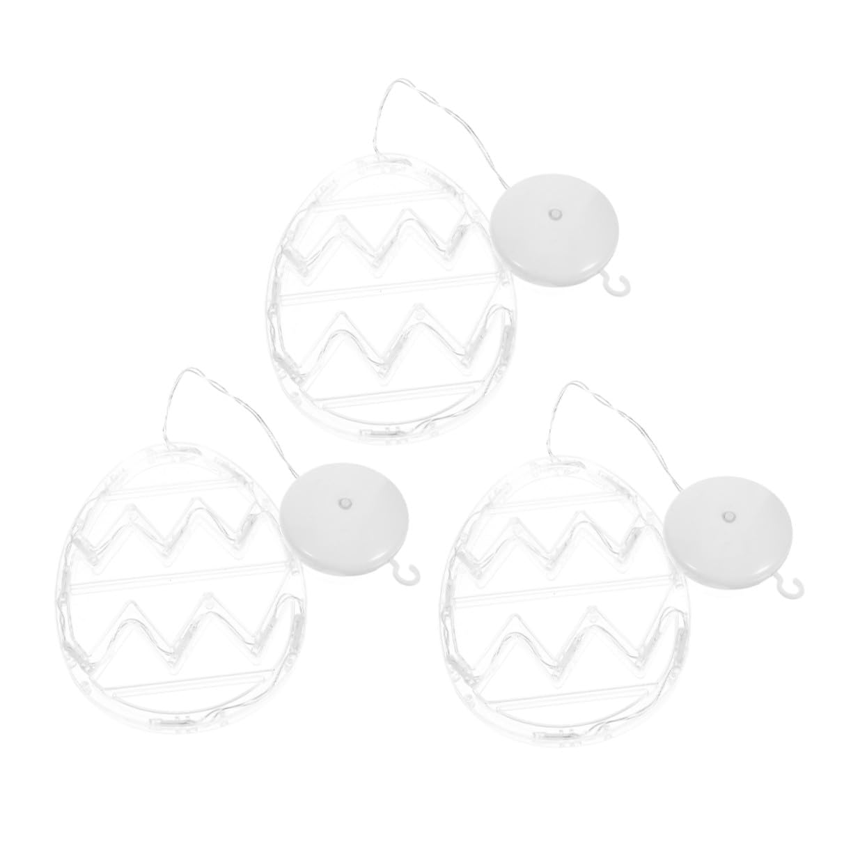 Guirlande lumineuse Pâques ventouse plastique suspendre fenêtre déco maison fête