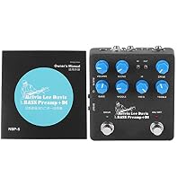 There are XLR DI output interface, 3.5mm auxiliary audio interface and 3.5mm headphone monitor output interface on the left side of the effector. There is a 6.35mm mono input interface, a 6.35mm output interface and a 6.35mm dry signal output interfa...