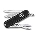 Price comparison product image Victorinox Classic SD Mini Swiss Army Knife, Camping Pocket Knives, 7 Functions, Blade, Keyring, Black