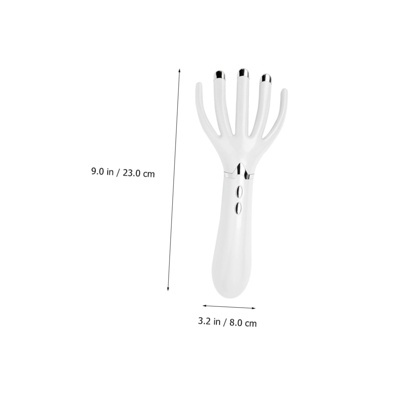 FRCOLOR Peine de Masaje Eléctrico y Vibración Potente para Cuero Cabelludo, Carga Usb, Diseño Ergonómico Adecuado para Relajación en Casa