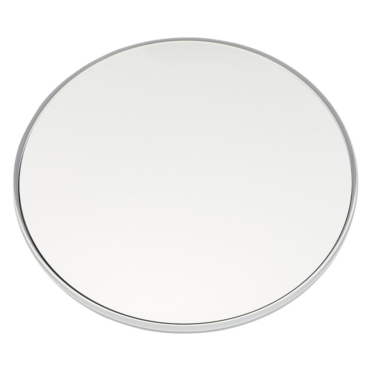 ibasenice Espejo de Aumento con Ventosa 30x Espejo de Maquillaje Compacto Plateado Φ150mm para Baño sin Taladro Adecuado para Cuidados Faciales y Belleza