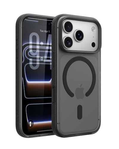 Image of Belkin Grip Case for iPhone 18 Pro Max /17 Pro Max, MagSafe & Qi2 Compatible, Up to 2m Military-Standard Drop Protection, Anti-Slip Grip, Nano-Titan Technology, Camera Control, Black