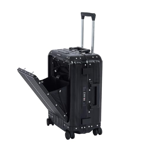 Magallanes 20-Inch Aluminum Carry-On Luggage with Laptop
