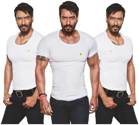Amul Comfy Men’s Vest | 100% Cotton Single Jersey Fabric | U Neck Sleeveless Innerwear | Ultra Soft Hand Feel | Seamless Body | Superior Comfort | Color May Vary (Pack of 3)