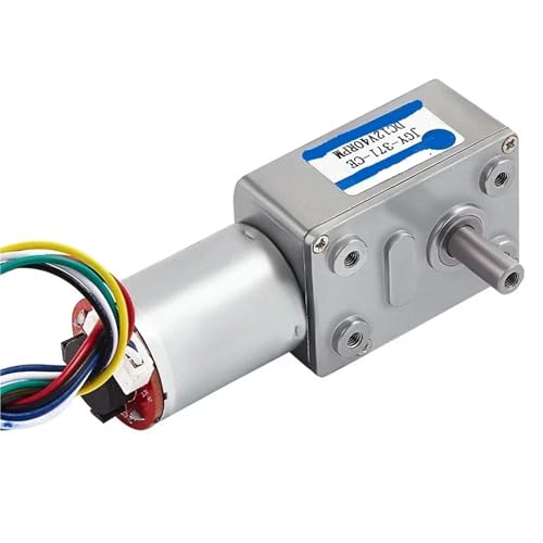 Moteur à engrenages CC 12V avec encodeur Turboworm 371 et support motor - 2