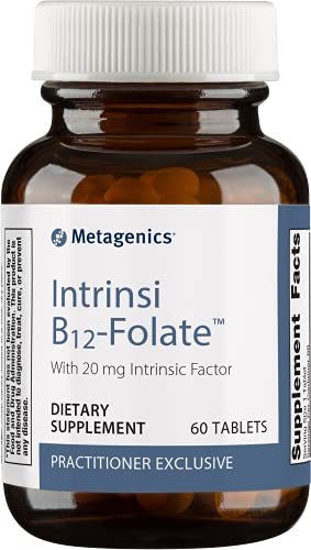 Metagenics Intrinsi-B12 Folate™ – Healthy Nervous System Function & Cardiovascular Health* | 60 Servings #TOP4