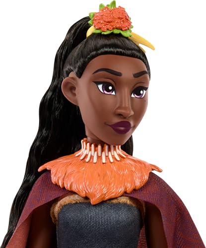 mattel disney moana 2 matangi fashion doll with 3 accessories removable outfit with cape head piece shoulder piece amp anklet inspired by the movie