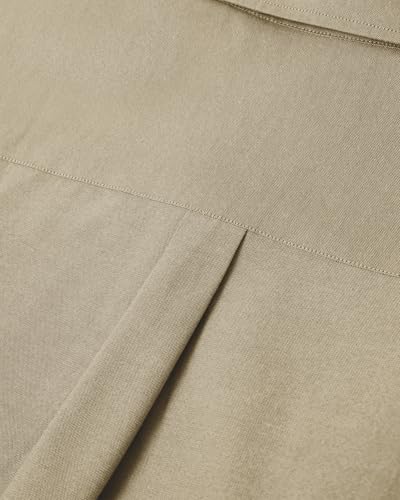 Image of Alimens & Gentle Mens Solid Oxford Shirt Long Sleeve Dress Shirt Work Casual Button Down Shirts with Pocket
