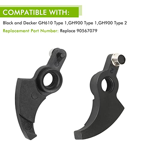 Thten 90567079 Replacement String Trimmer Lever Compatible With Black & Decker Gh610 Type 1, Gh900 Type 1, Gh900 Type 2,6 Pack #TOP2