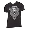 Amon Amarth T Shirt Grey Skull Band Logo Official Mens Black M #3