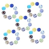 Enfant- : engagez les enfants dans des jeux de billes passionnants qui favorisent la créativité, la coordination et jeu interactif, décoration en marbre, billes de couleur unie