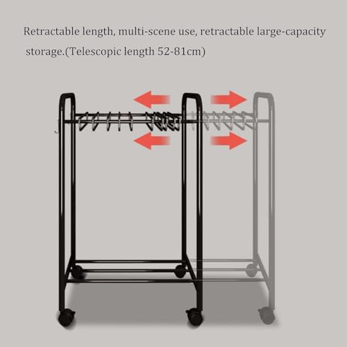Porte-pantalons roulant pour optimiser le dressing de la chambre - 3