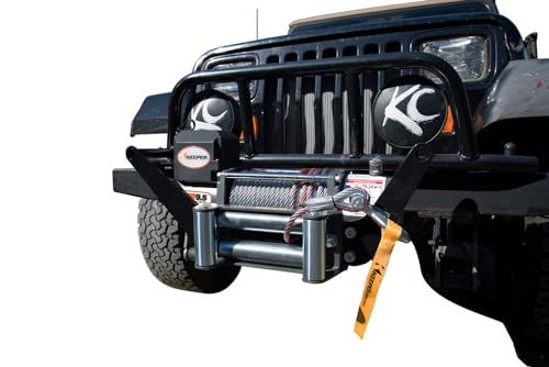 Winche eléctrico KEEPER KW 9.5 de 9500 lb 12V con control remoto miniatura 3