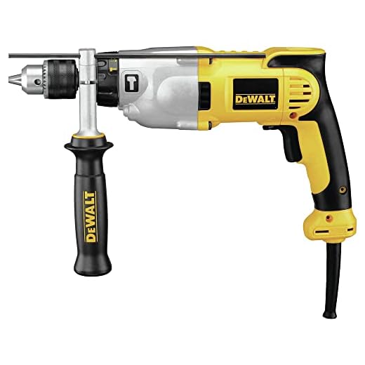 DEWALT Hammer Drill, 1/2-Inch, 10-Amp, Pistol Grip (DWD520)