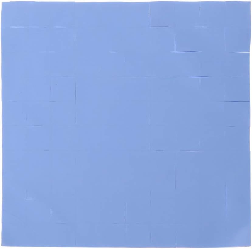 100Pcs 100mmx100mmx1mm Thermal Pad GPU CPU Heatsink Cooling Conductive Silicone Pad for PC Computer Accessories