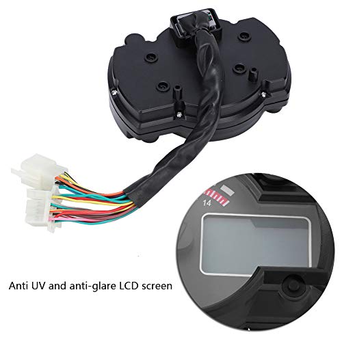 Contachilometri Digitale LCD Universale Per Moto 12V – Con Tachimetro, Contagiri E Luce Notturna, Impermeabile E Antiurto