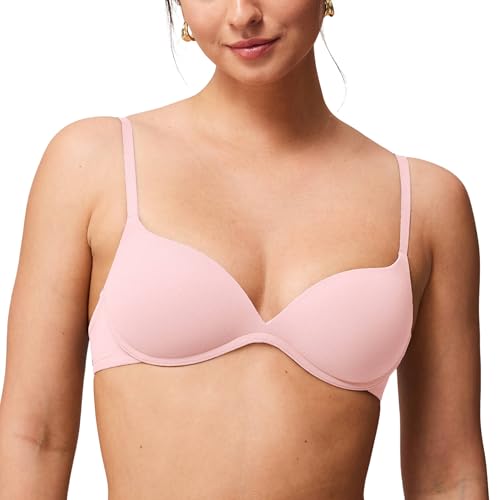 Image of Wireless Lift Up Bras for Women Small Breasted T-Shirt Wirefree Padded Bras 32AA-38A