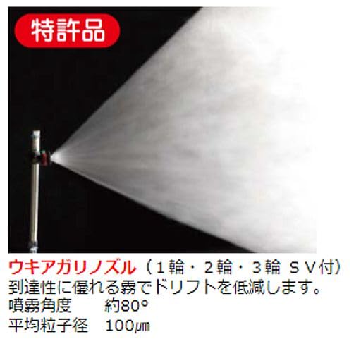 Amazon | ヤマホ カートジェッターV-5型 2輪 SV付き G1/4 散布幅 散布
