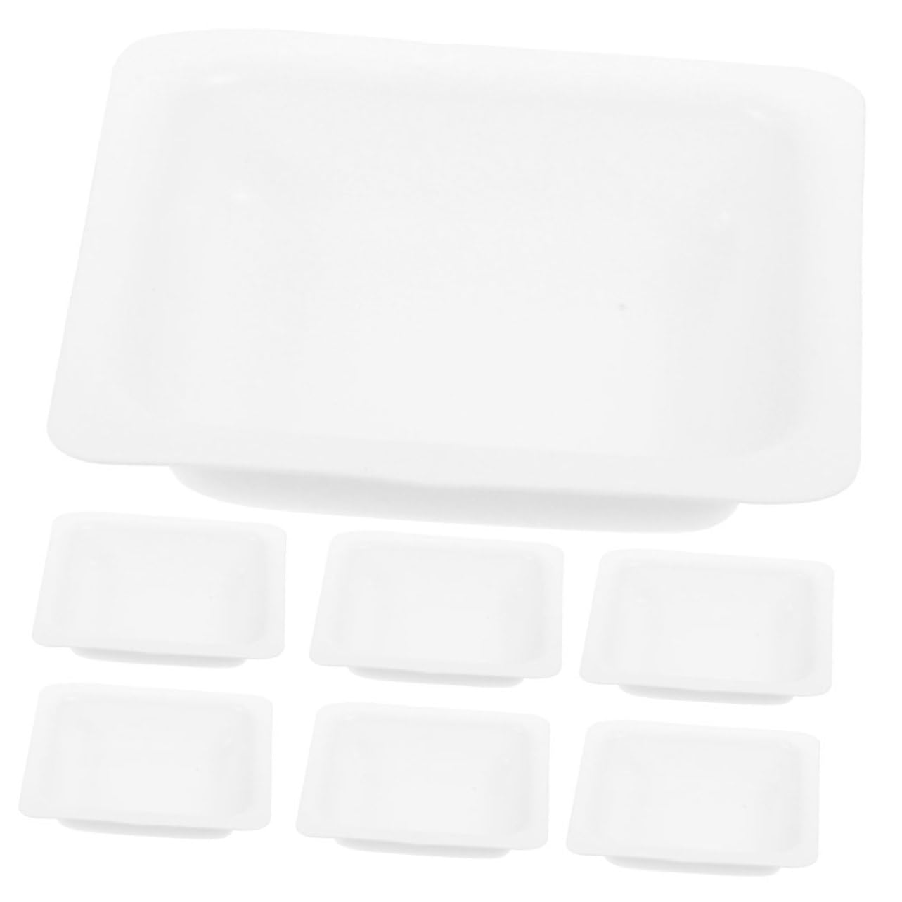 ULTECHNOVO 150pcs Weighing Plates Reusable Sample Weighing Trays Lab Equipment Scale Bowl Portable