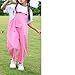 Girls Jumpsuit Kids Clothes Fashion Ruffle Sleeveless Wide Leg Romper Summer Outfits with Pockets Pink 18 to 24 Months