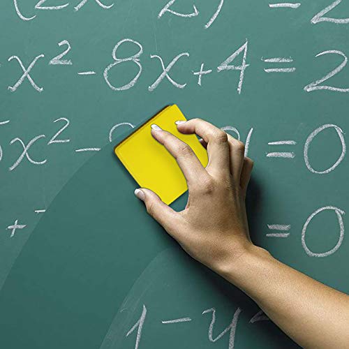 40 Pack Magnetic Whiteboard Dry Eraser Dry Erase Erasers Bulk Chalkboard Eraser Cleaner for Classroom, Office (2 x 2 inch, Yellow) image 3
