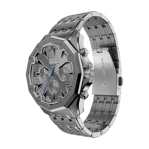 Montre Diesel Stinger homme acier gris canon finie la fragilité des montres - 3