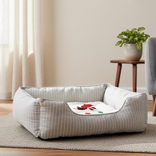 Panier pour chien déhoussable et lavable avec base antidérapante confortable - 3