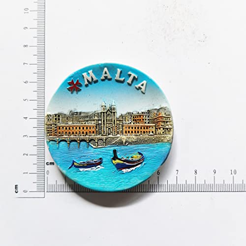 Imán de nevera 3D Malta de resina hecho a mano miniatura 6