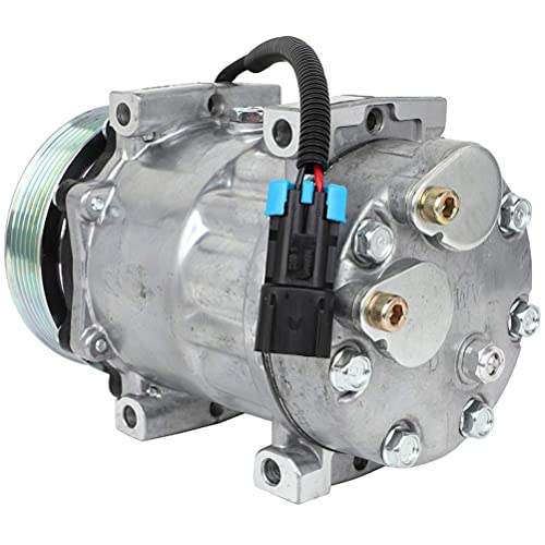 Image of ECCPP A /C Compressor with Clutch for Volvo VNM VHD VNL VNX 2003-2017 | for Peterbilt 220 320 325 335 337 2001-2025 Fast Cooling AC Compressor