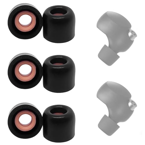 Alriedy 6X Ersatz Ohrstöpsel für Sony WF-1000XM4 WF-1000XM3 WF-1000XM5 – 3 Paar Memory Foam Aufsätze für Sony In-Ear Wireless True Headphones Größe S In-Ear Geräuschunterdrückung Ohrstöpsel Ersatz