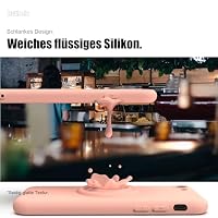 Zuvirelx Silikon Handyhülle für iPhone SE 2nd 3rd 2020/2022, iPhone 8/7 Hülle, Weiches Griff, Dünne, Minimalistisch, Stoßfest, rutschfest, Taschenpassend - Mädchenpink – Ansicht 5