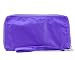 Big Skinny Women's Panther Clutch Slim Wallet, Holds Up to 40 Cards, Purple