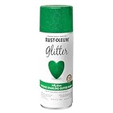Rust-Oleum 277781 Specialty Glitter Spray Paint, 10.25 Oz, Kelly Green