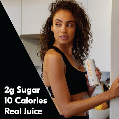 Tru Energy Seltzer, Clean Energy Drinks With B-Vitamins, Mango Fruit Juice Flavored Sparkling Water, 100 Mg Natural Caffeine, Kosher, Gluten Free thumb #2