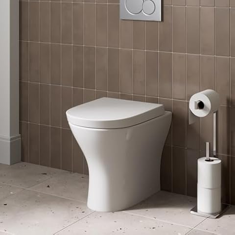 Affine Arles Space Saving Back to Wall Toilet Cover