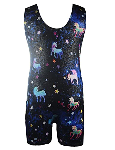 Image of TENVDA Girl's One Piece Swimsuit Sparkle Sleeveless One-Piece Bathing Suits Swimwear for Kids 2-12 Years Old