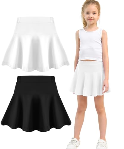 Image of Toddler Skirt Little Girls Athletic Uniform Skorts Golf Outfit Cheer Tennis Skirts with Shorts