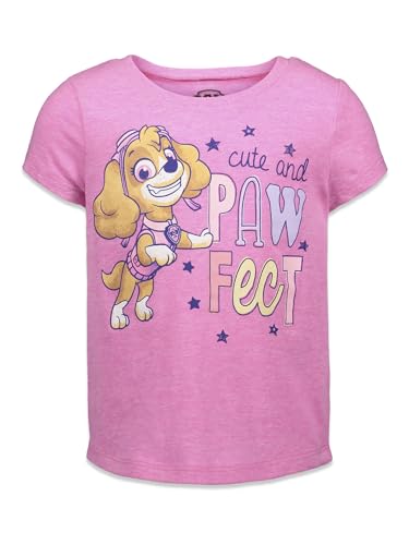 Paw Patrol Everest Skye Girls 3 Pack Graphic T-Shirts Toddler to Little Kid3