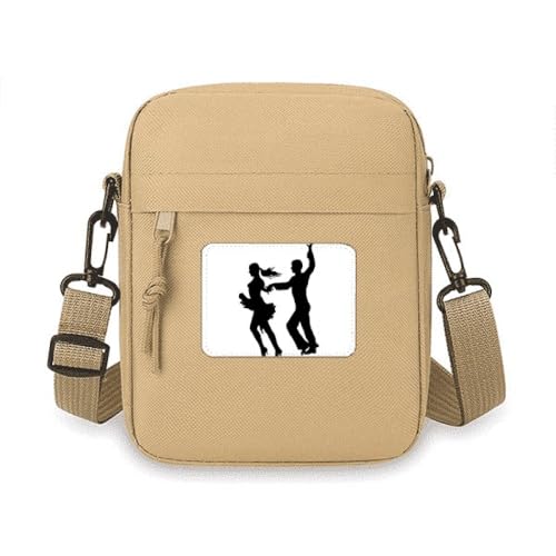 Sac à bandoulière pour téléphone portable imprimé danseurs artistiques